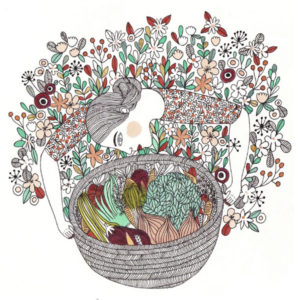 illustration panier légumes alexia bertholet